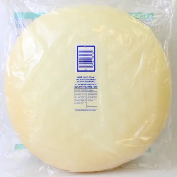 Airtex Industries 16" Diameter Round Foam Pillow Form Insert 100% Polyurethane