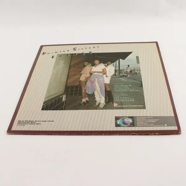  Pointer Sisters "Energy" 12" Vinyl Record