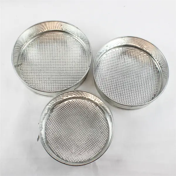 Lot Of 3 Unbranded Silver Color Metal Springform Bake Pans Nesting Cookware