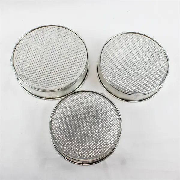 Lot Of 3 Unbranded Silver Color Metal Springform Bake Pans Nesting Cookware