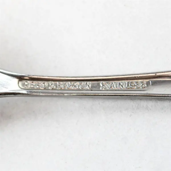 Lot of 2 Reed & Barton Florentine Rose Stainless Dinner Forks 7.25"