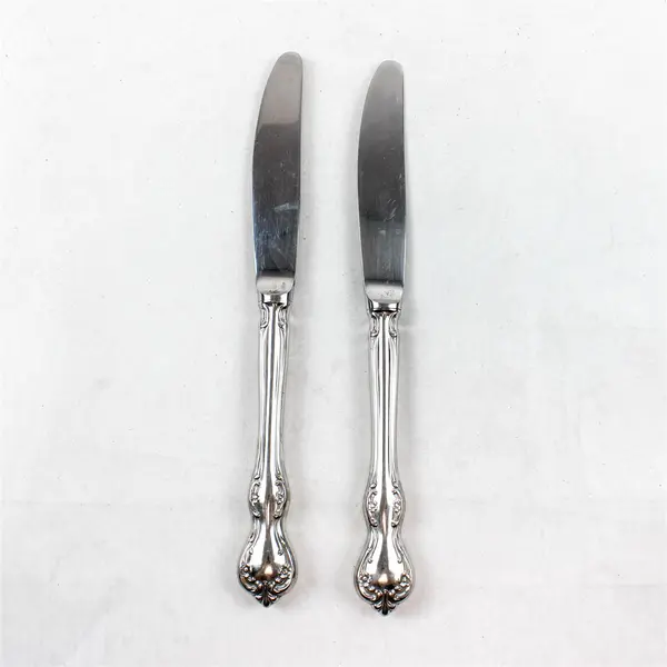 Lot of 2 Towle Westchester Stainless Steel Modern Hollow Knives 8 7/8 in 