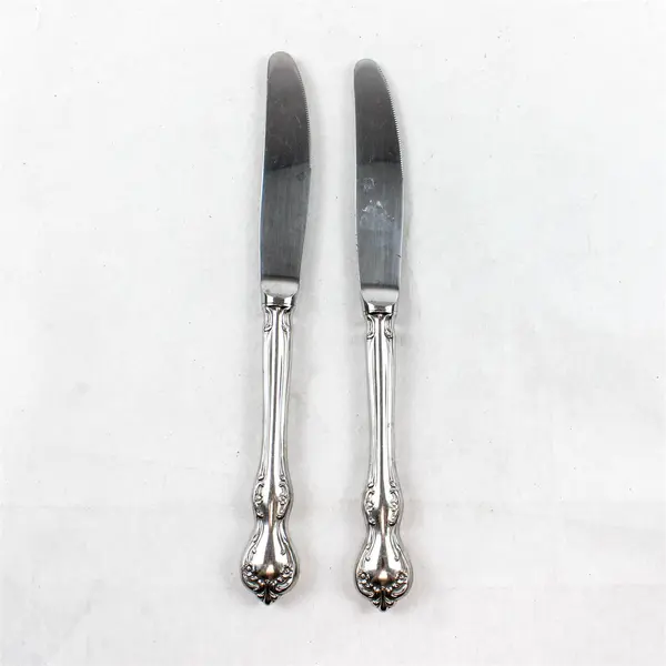 Lot of 2 Towle Westchester Stainless Steel Modern Hollow Knives 8 7/8 in 