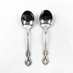 Lot of 2 Towle Westchester Stainless Steel Sugar Spoons 6.25"