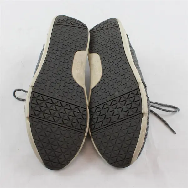 TOMS Solid Dark Gray Color Del Rey Lace-Up Sneaker Shoes Womens Size 6