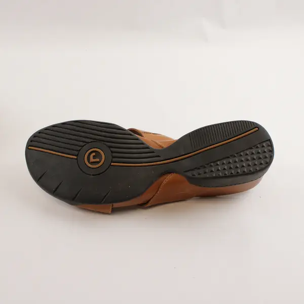 Rockport Tan Leather Wedge Sandals Women's US Size 9.5W