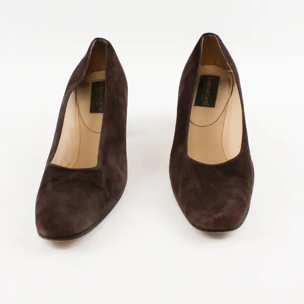 Classiques Entier Brown Suede Square Toe Block Heels Women's US Size 10