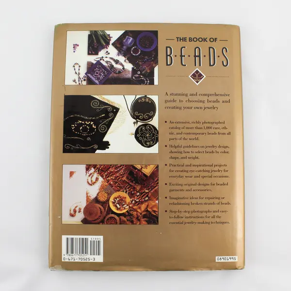 Book of Beads by Janet Coles & Robert Budwig 1990 HC DJ Beads & Jewelry Making 
