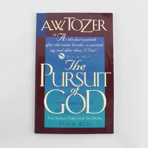 Vintage Pursuit of God by A W Tozer 1993 Paperback Christian Publications