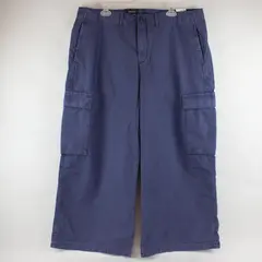 Levi's Men's 34x28 Blue Baggy Cargos 100% Cotton Cargo Pants New