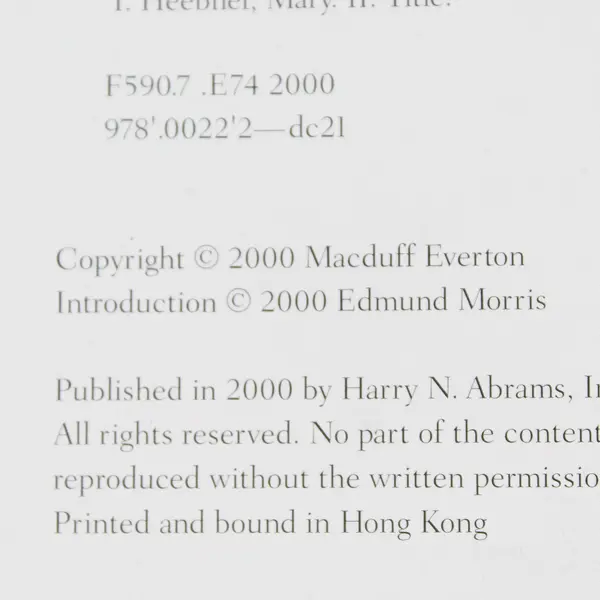 The Western Horizon by Mary Heebner Photos by Macduff Everton 2000 HC DJ
