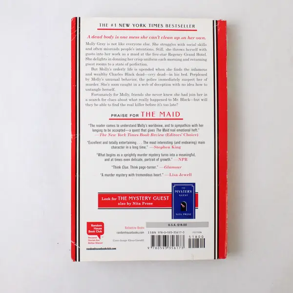 The Maid Nita Prose 2023 Ballantine Books Trade Paperback