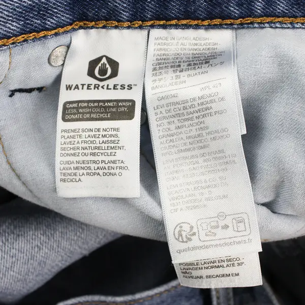 Levi's 550 Men's 48Wx28L Medium Wash Relaxed Fit Straight Leg Jeans