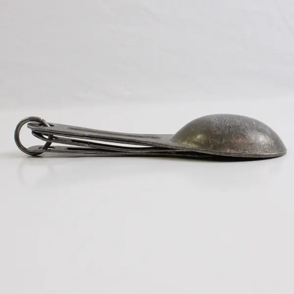 Vintage Set of 4 US Standard Nesting Aluminum Measuring Spoons