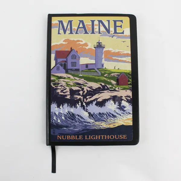 Nubble Lighthouse Maine Journal (Ruled) Souvenir - 8" x 5.5" by Lantern Press 