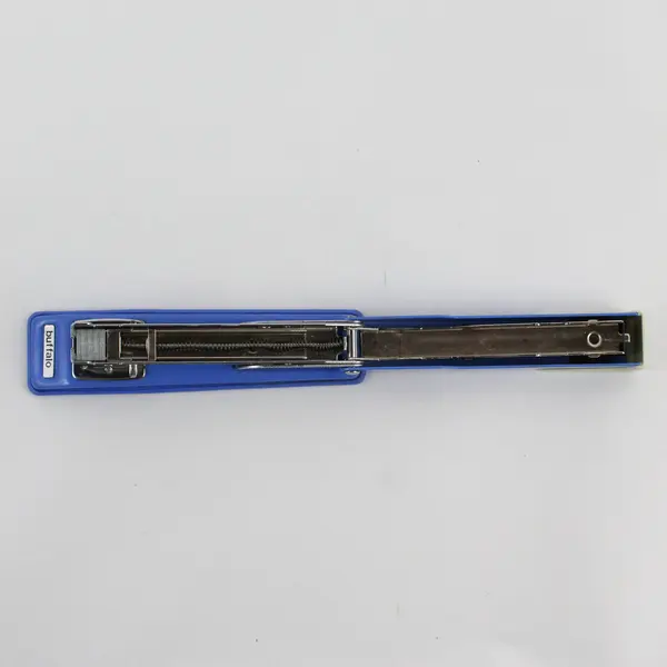 Vintage MCM Buffalo Stapler Art Deco Blue Beige Mid Century Desk Accessory