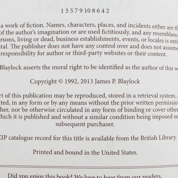 Lord Kelvin's Machine by James P. Blaylock 2013, Trade Paperback