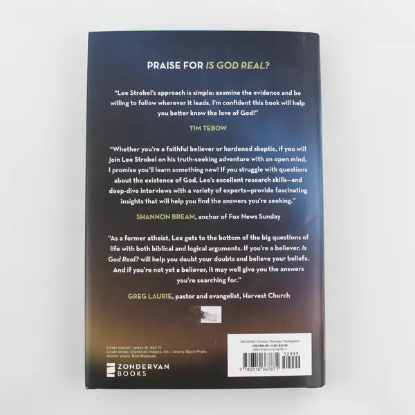 Is God Real? : Exploring the Ultimate Question of Life by Lee Strobel 2023, HC