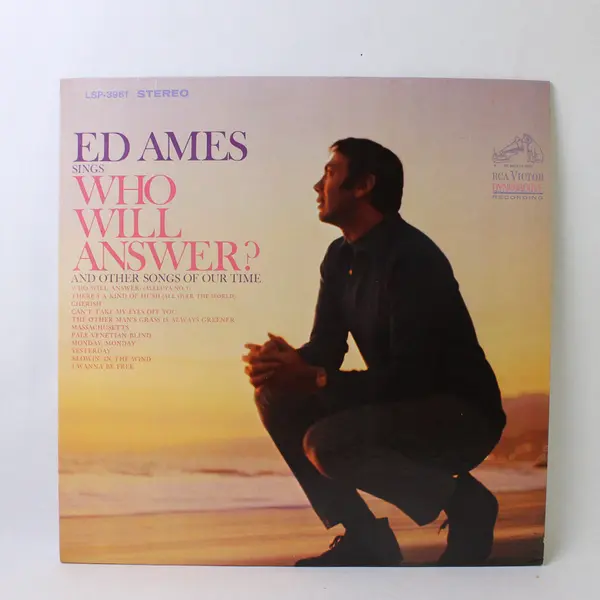 Ed Ames Sings Who Will Answer? 12" Vinyl Record LP RCA Victor