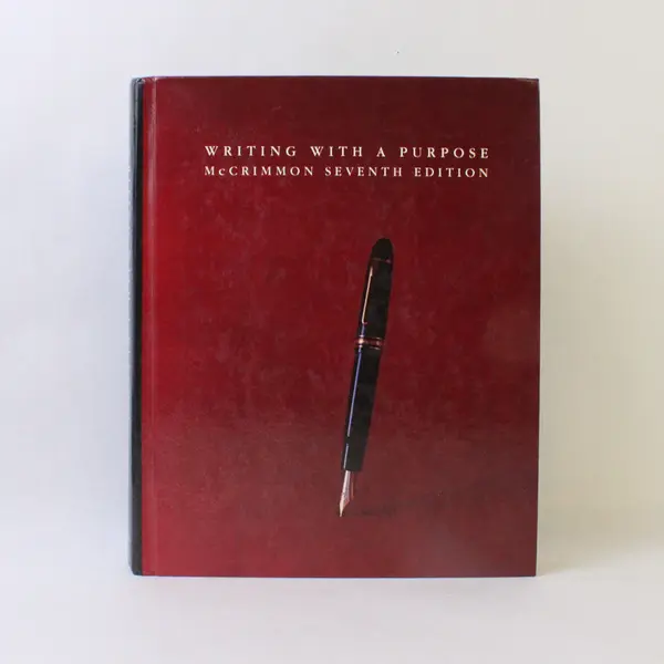 Vintage Writing with a Purpose James M McCrimmon 7th Edition 1980 Hardcover 