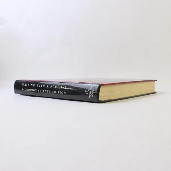 Vintage Writing with a Purpose James M McCrimmon 7th Edition 1980 Hardcover 