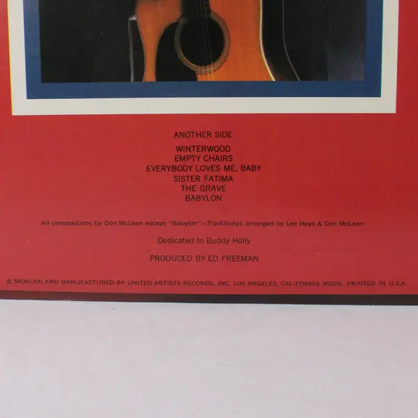 Don McLean - American Pie 12" Vinyl Record