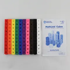 Learning Resources MathLink Cubes 100-Piece STEM Counting LER 4285