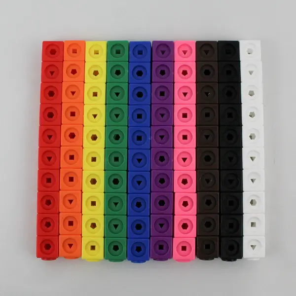 Learning Resources MathLink Cubes 100-Piece STEM Counting LER 4285