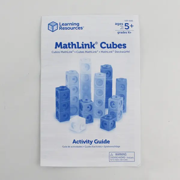 Learning Resources MathLink Cubes 100-Piece STEM Counting LER 4285