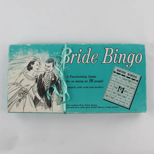 Vintage 1957 The Leister Game Co. Bride Bingo. 1027 Complete