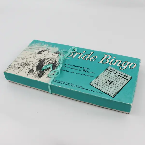Vintage 1957 The Leister Game Co. Bride Bingo. 1027 Complete