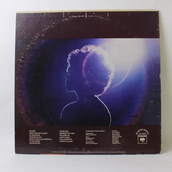 Janis Ian Between The Lines 12" Vinyl Record 
