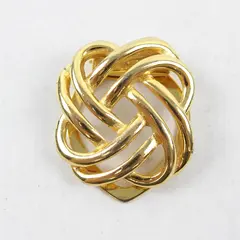 Vintage Lieba USA Gold-Tone Metal Scarf Clip 1.25"
