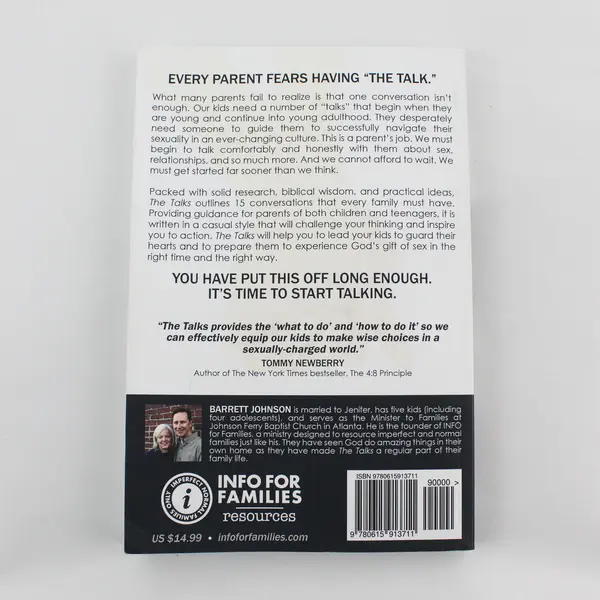 The Talks: A Parent's Guide to Critical Conversations Barrett Johnson 2014 PB