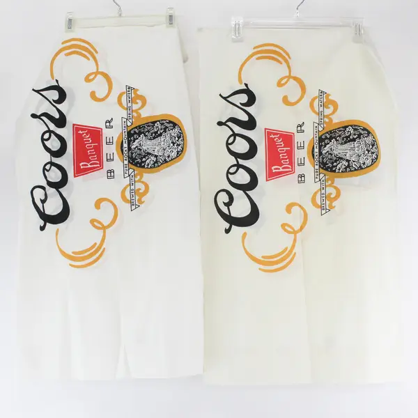 Vintage Sears Coors Banquet Pillowcase Covers Set of 2