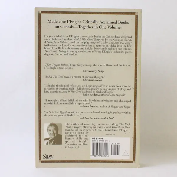 The Genesis Trilogy Madeleine L'Engle 3 Books on Genesis in One Volume 2001 PB