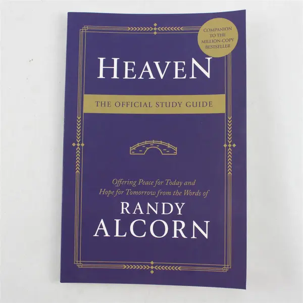 2018 Paperback Heaven: the Official Study Guide by Randy Alcorn Unused Good