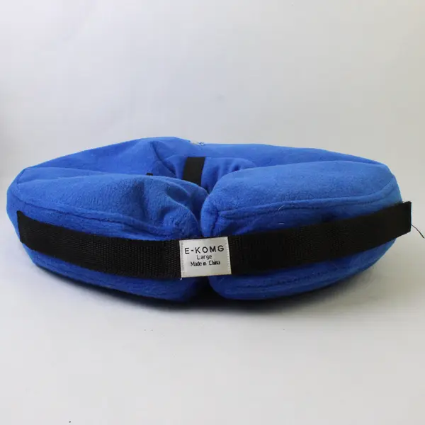 E-Komg Inflatable Blue Neck Pillow Travel Cushion