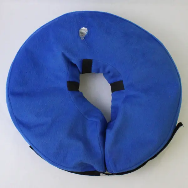 E-Komg Inflatable Blue Neck Pillow Travel Cushion