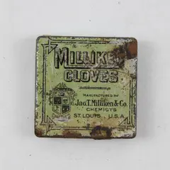 Vintage Cloves Tin Jno. T. Milliken & Co St Louis MO