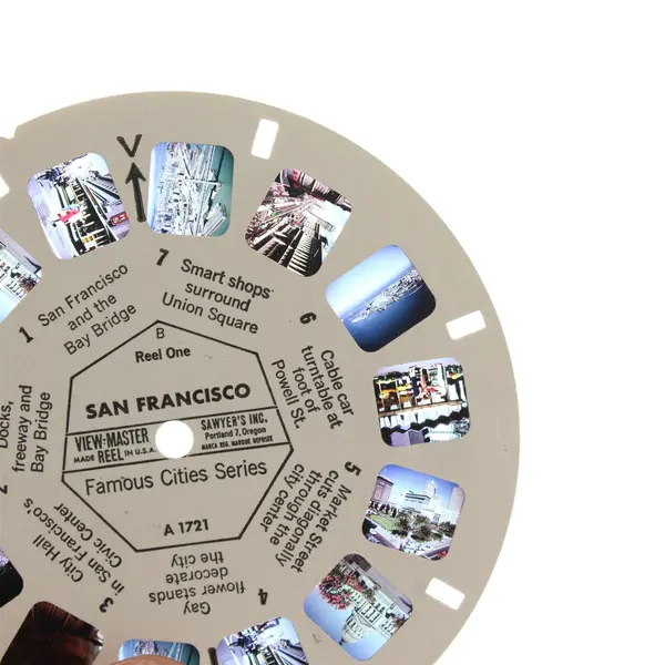 Lot Of 2 View-Master Reels A 1721 San Francisco A 1901 Hearst Castle 