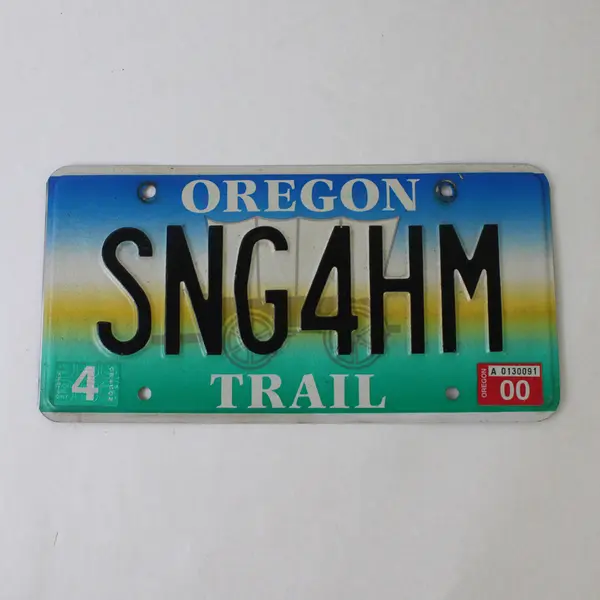 Oregon Trail Vanity License Plates Pair SNG4HM