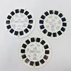 Lot Of 3 Vintage View-Master Reels Spain B 1711 C 2502 Madrid C 2422 