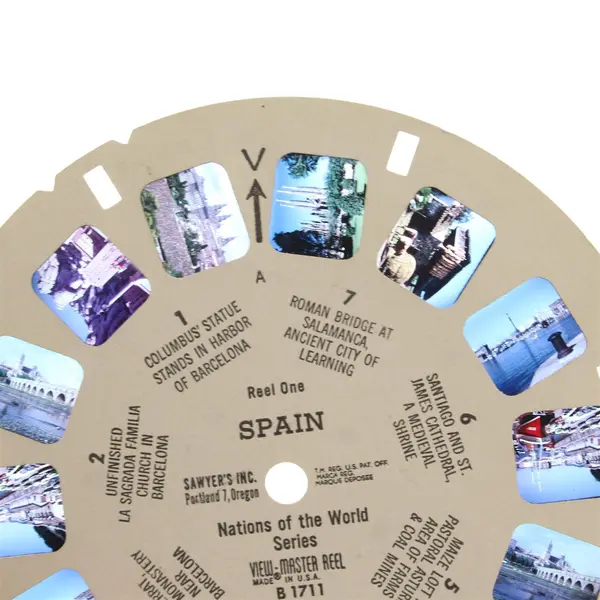 Lot Of 3 Vintage View-Master Reels Spain B 1711 C 2502 Madrid C 2422 