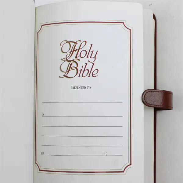 Vintage 1986 NIV Ultra Thin Reference Bible Holman Bound w/ Clasp