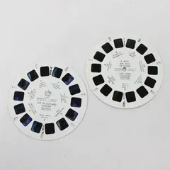Lot Of 2 View-Master Scandinavia Reels Visby Sweden C 5181 Aero Denmark C4752