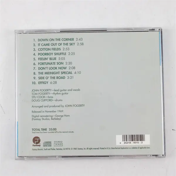 Willy and the Poor Boys CD, Creedence Clearwater Revival 1969 #FCD-4515-2