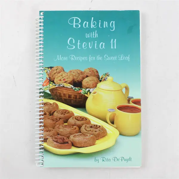 Baking with Stevia II More Recipes Rita DePuydt 2000 Spiral-Bound PB Revised