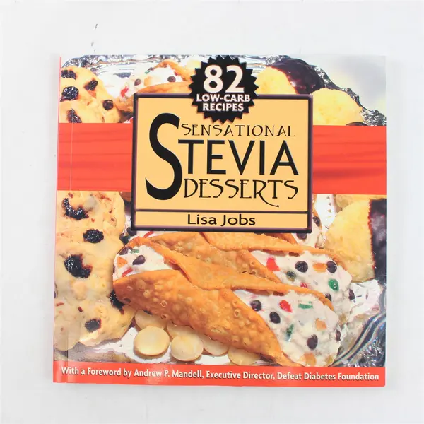 Sensational Stevia Desserts Lisa Jobs Features 82 Low-Carb Recipes 2005 PB