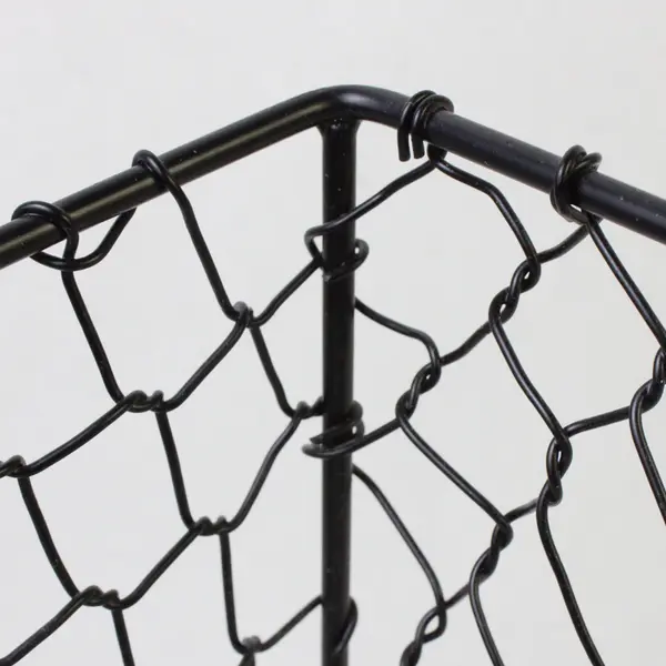 Black Metal Chicken Wire File Organizer Magazine Rack Desk Holder